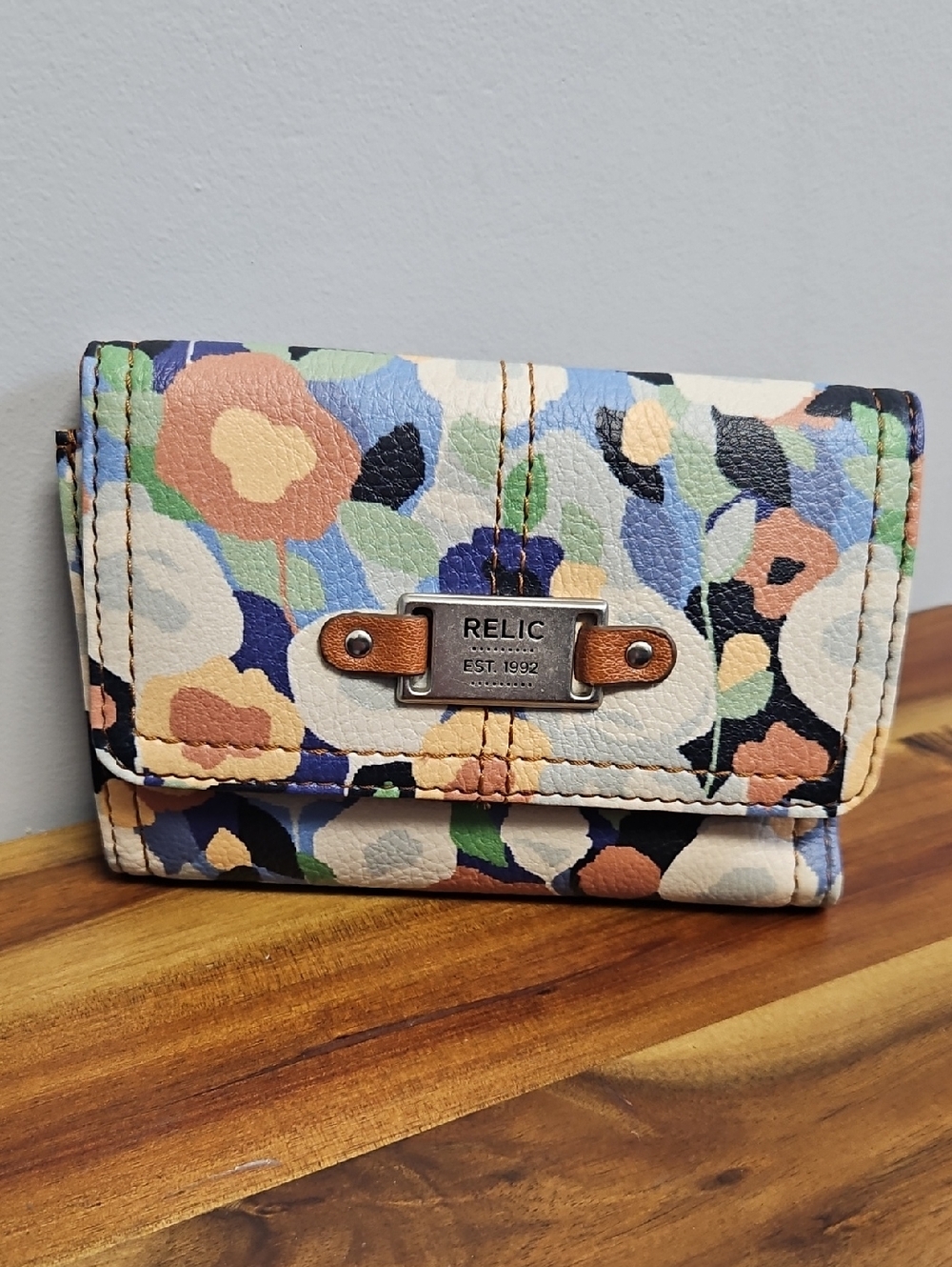 NEW! Boho Cottagecore Floral Relic Trifold Compact Wallet
